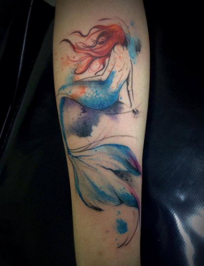 Alice@thePirates: Aquarell Tattoos/Tätowierer